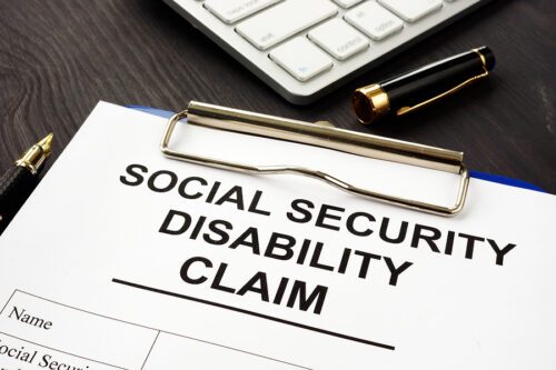 Social Security Disability Benefits claim with pen in perrysburg ohio