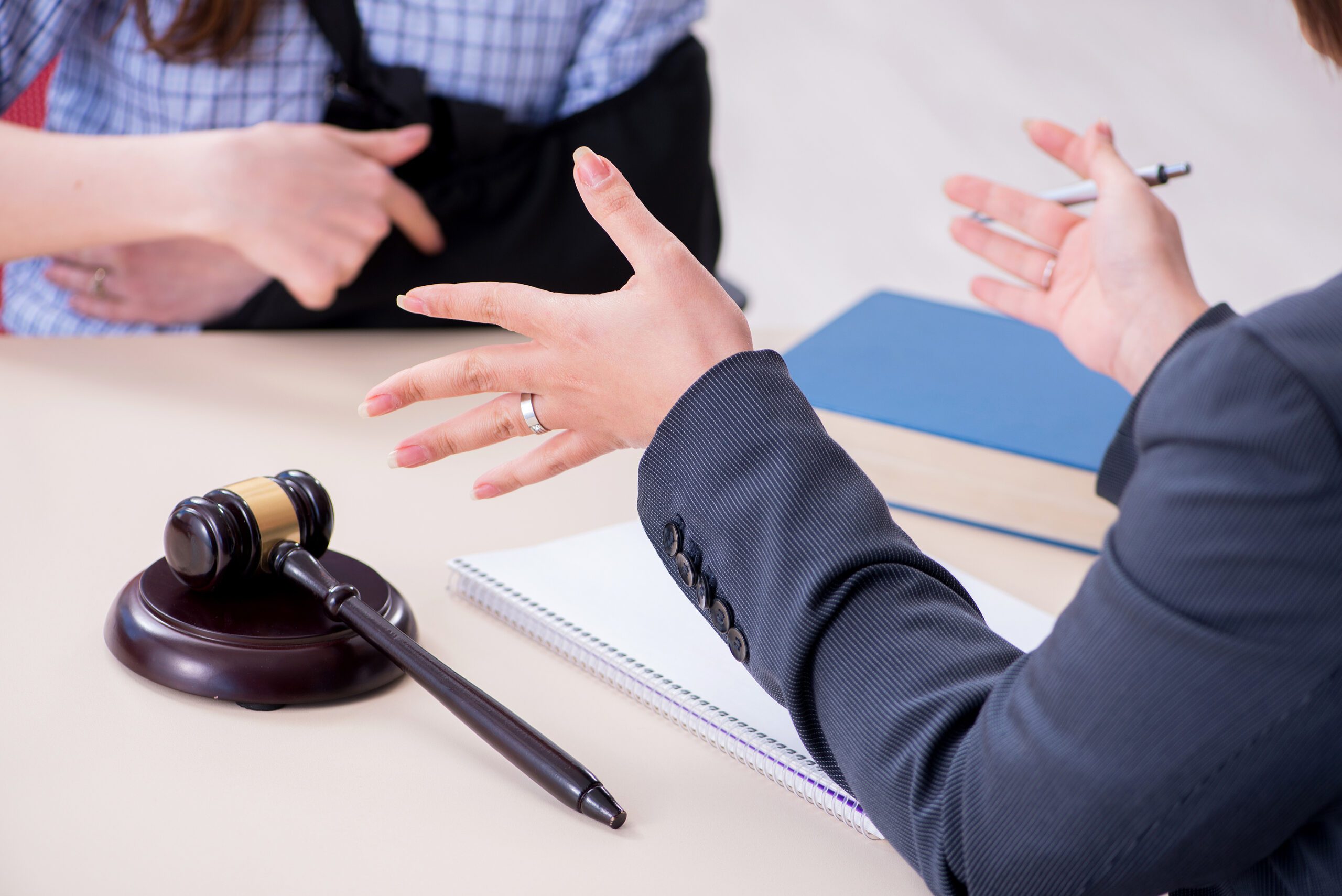Injured Person visits lawyer after an accident in Archbold, OHio